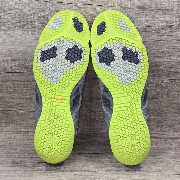 Nike Free 1.0 Cross Bionic Women's Size 9 Grey Neon Green Shoes (641530-200) - Picture 8 of 9